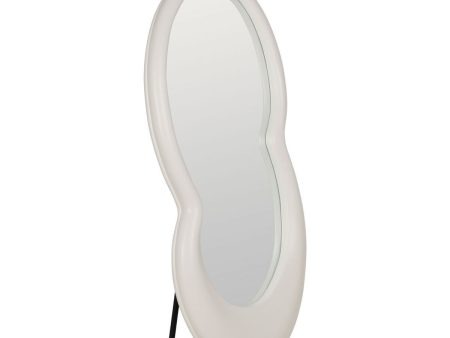 Free standing mirror White MDF Wood 85 x 170 x 10 cm Online