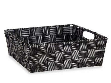 Basket Braiding Black 3 L (23 x 8 x 27 cm) (48 Units) Online Hot Sale