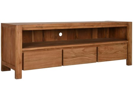 TV furniture Home ESPRIT Natural 150 x 45 x 54 cm For Discount