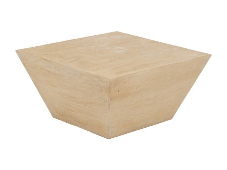 Centre Table Beige 80 x 80 x 40 cm Cheap