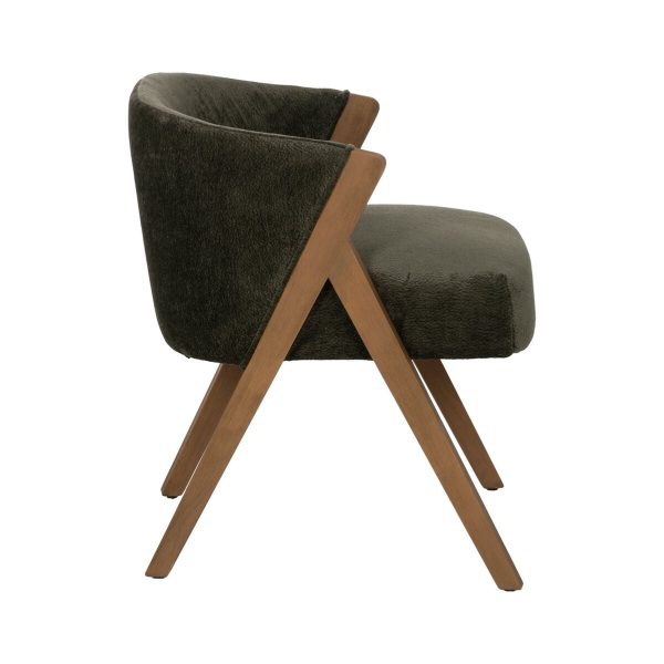 Dining Chair Polyester Wood Foam 58 x 59,5 x 68,5 cm For Discount