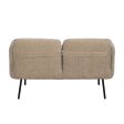 Garden sofa Black Beige 127 x 72 x 73 cm Online Sale