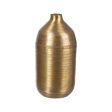 Vase Golden Aluminium 19,7 x 19,7 x 41,3 cm Online