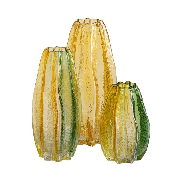 Vase Yellow Crystal Supply