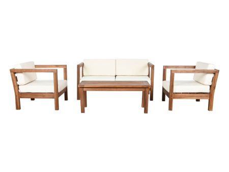 Table Set with 3 Armchairs DKD Home Decor 130 x 69 x 65 cm Online Sale