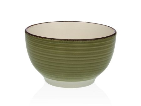 Bowl Versa Green Stoneware 14 x 8,3 x 14 cm Online Sale