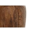 Vase Home ESPRIT Natural Dark brown Teak 25 x 25 x 40 cm For Cheap