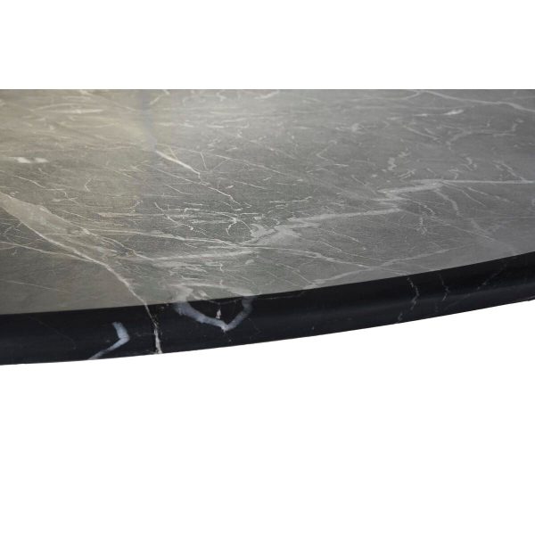 Dining Table DKD Home Decor Black Metal Marble 180 x 100 x 76 cm on Sale