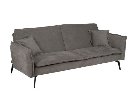 Sofabed Grey 214 x 106 x 84 cm Discount