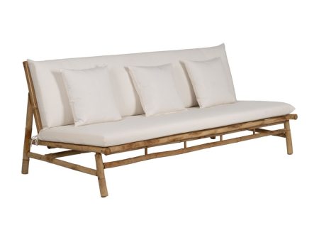 Garden sofa Natural 200 x 86 x 81 cm Hot on Sale