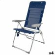 Beach Chair Aktive Slim Foldable Navy Blue 47 x 107 x 66 cm (4 Units) on Sale