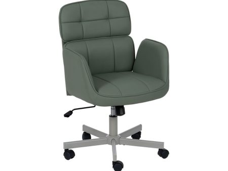 Dining Chair Green Grey Nylon Polyester Foam Wood Iron 57 x 60,5 x 85 cm For Discount