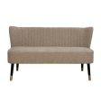 Garden sofa Black Beige Golden 134 x 74 x 70 cm Supply