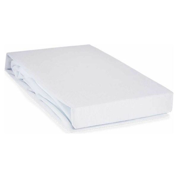 Mattress protector White 26 x 34 x 5 cm (90 x 110 cm) on Sale