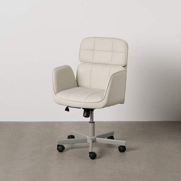 Office Chair Grey Cream 57 x 60,5 x 85 cm Online