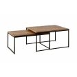 Centre Table Iron Mango wood 80 x 60 x 40 cm For Cheap