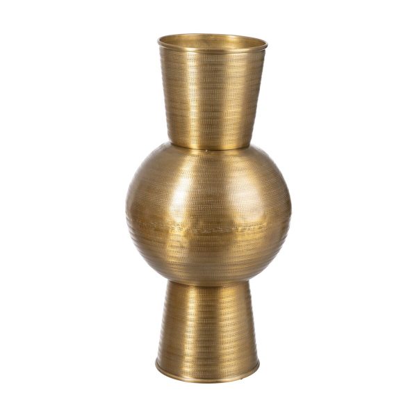 Vase Golden Aluminium 25,4 x 25,4 x 50,8 cm Online now