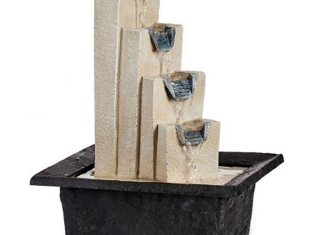 Fountain Staircase Brown Plastic Resin (24 x 38 x 30 cm) Cheap