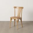 Dining Chair Natural Rattan Elm wood 48 x 47 x 88,5 cm Cheap