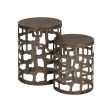 Set of 2 tables Golden 40,5 x 40,5 x 55 cm 40,5x40,5x55 cm (2 Units) Online now