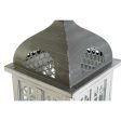 Lantern DKD Home Decor Aged finish White Grey Wood Crystal 19 x 19 x 42 cm For Discount