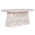 Dining Table Home ESPRIT White Mindi wood 180 x 100 x 75 cm Online Hot Sale