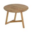 Centre Table Natural 60 x 60 x 45 cm For Discount