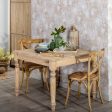 Dining Table 100 x 100 x 77 cm Natural Mindi wood For Cheap