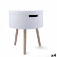 Side table Vinthera Moa White Beige 38 x 43 cm (4 Units) For Discount