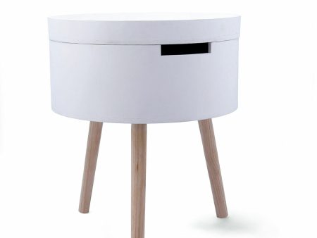 Side table Vinthera Moa White Beige 38 x 43 cm (4 Units) For Discount