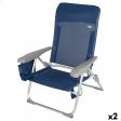 Beach Chair Aktive Slim Foldable Navy Blue 47 x 87 x 58 cm (2 Units) Hot on Sale