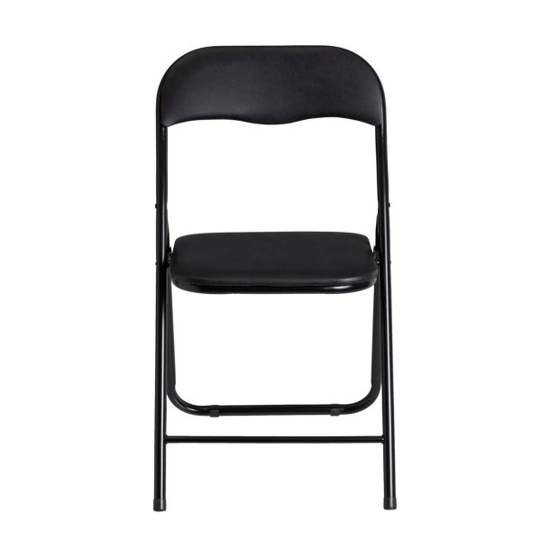 Folding Chair Black 44 x 47 x 79 cm Hot on Sale