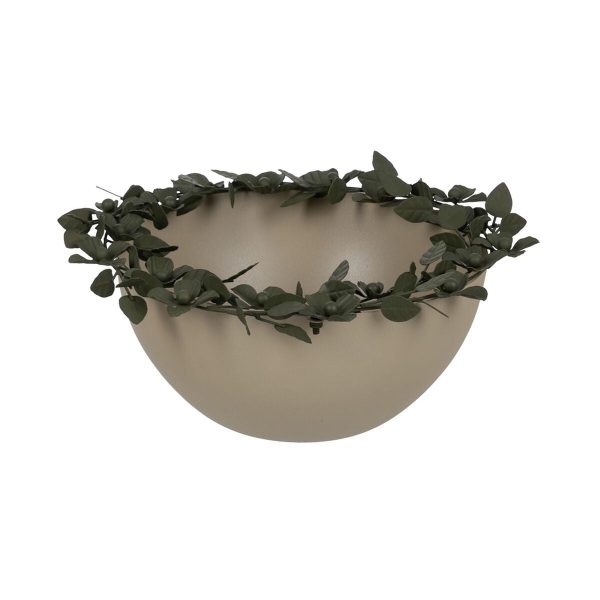 Centerpiece Green Beige Iron 33 x 33 x 15 cm on Sale