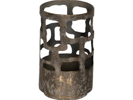 Candleholder Iron 15 x 15 x 25 cm Supply