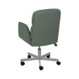 Dining Chair Green Grey Nylon Polyester Foam Wood Iron 57 x 60,5 x 85 cm For Discount