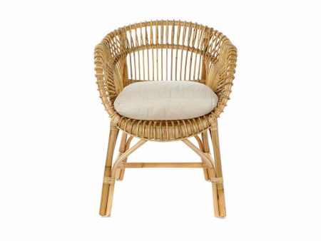 Garden chair DKD Home Decor White Multicolour Natural Metal 63 x 70 x 85 cm Fashion