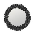 Wall mirror Black 103 x 7 x 103 cm Fashion