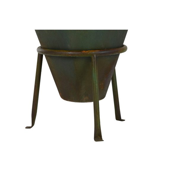 Vase Home ESPRIT Green Metal 49 X 49 X 91 cm Supply