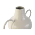 Vase Home ESPRIT White Metal 33,5 x 20 x 36 cm Online Sale