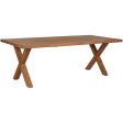 Dining Table Home ESPRIT Teak 220 x 100 x 76 cm Sale