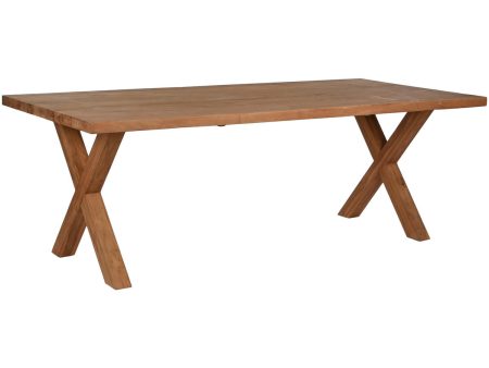 Dining Table Home ESPRIT Teak 220 x 100 x 76 cm Sale