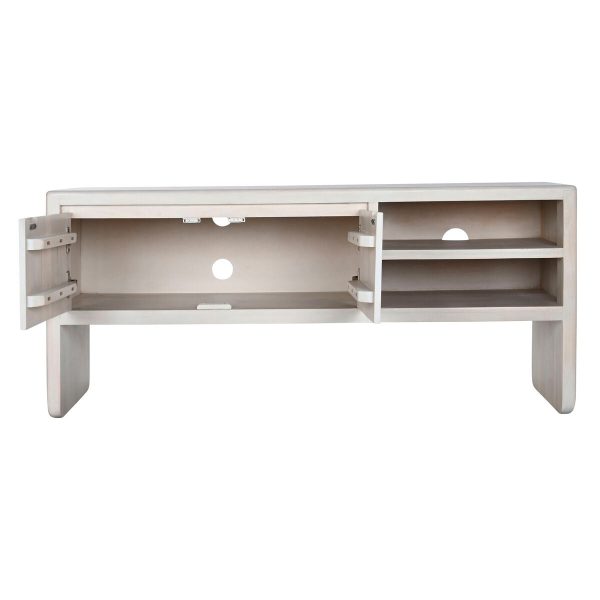 TV furniture Home ESPRIT White 140 x 40 x 60 cm Cheap