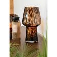 Vase Home ESPRIT Brown Black Crystal Modern 16,5 x 16,5 x 29 cm Discount