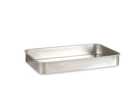 Roasting Tin 32 x 7 x 51,5 cm Silver Aluminium Sale