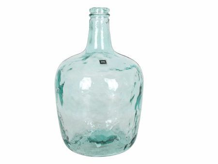 Decorative container La Mediterránea Apple Glass Ø 23 x 36,8 cm (2 Units) Hot on Sale