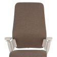 Office Chair White Taupe 67,5 x 62 x 114,5 cm For Discount