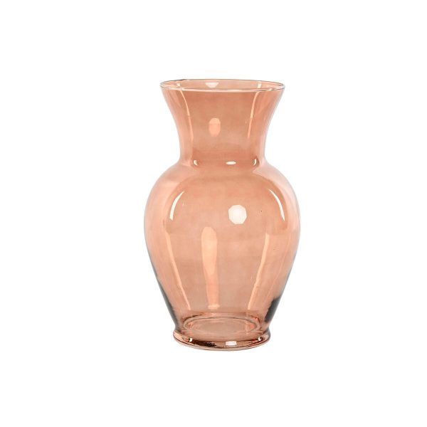 Vase Home ESPRIT Amber Crystal Modern 16 x 16 x 27 cm Discount