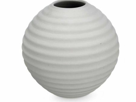 Vase Grey Ceramic 25 x 25 x 25 cm (3 Units) Sphere Cheap