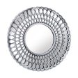 Mirror Set Alexandra House Living Silver Plastic 3 x 79 x 48 cm Circular Cheap