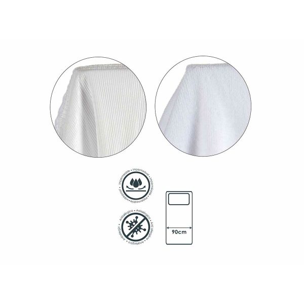 Mattress protector White 26 x 34 x 5 cm (90 x 110 cm) on Sale